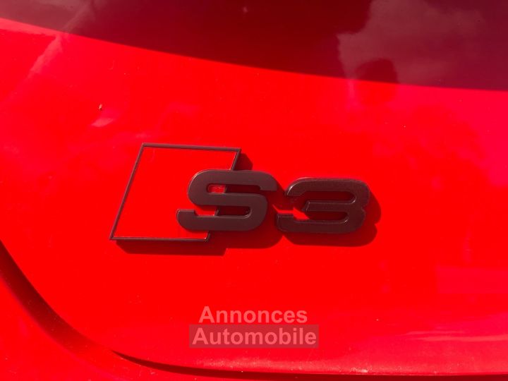 Audi S3 SPORTBACK 20 TFSI 300 Quattro S-Tronic 6 ETAT INTERIEUR EXTERIEUR NICKEL GARANTIE 12 MOIS - 16