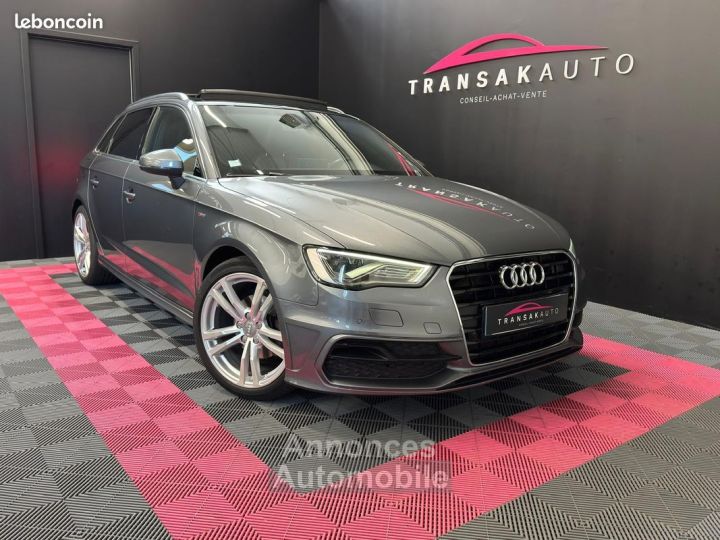 Audi A3 Sportback 20 TDI 150 S tronic 6 Line SUIVI COMPLET RÉVISION À JOUR - 1