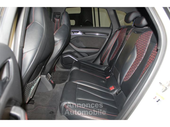 Audi RS3 SPORTBACK Quattro 25 TFSI - 367 - S-tronic - 8V - Blanc - Toit Ouvrant - SIèges RS - 12