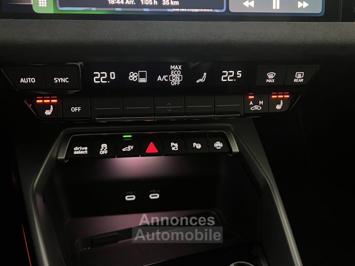 Audi A3 Sportback 45 TFSI e Hybride rechargeable 272 S tronic 6 S line - 29