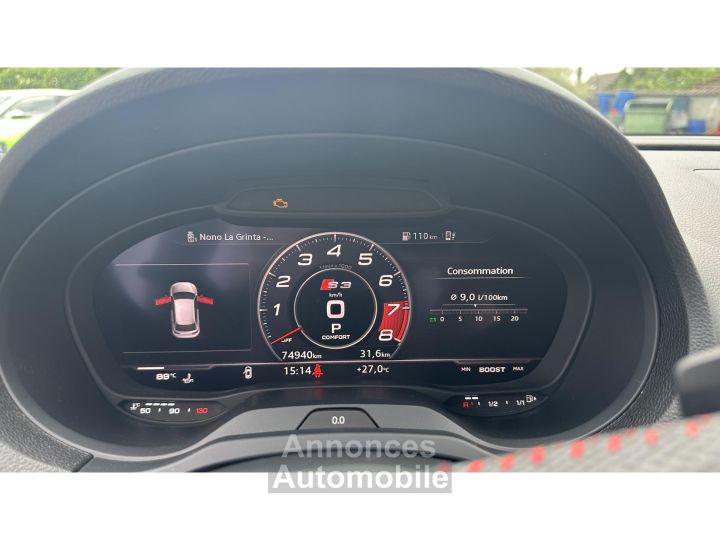 Audi S3 SPORTBACK Quattro 20 50 TFSI 300 S-tronic - GARANTIE 12 MOIS - 13