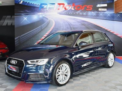 Audi A3 Sportback S-Line Ambition Luxe 35 TDI 150 S-Tronic GPS Virtual Attelage Car Play Pré Sense ACC Induction JA 18   - 4
