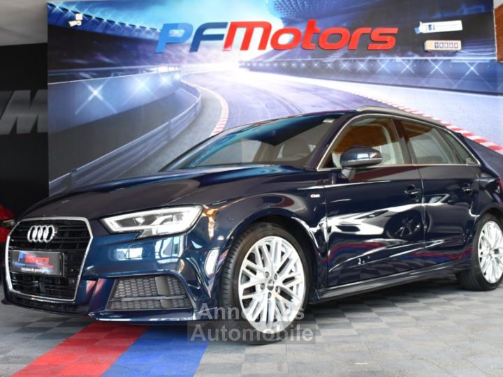 Audi A3 Sportback S-Line Ambition Luxe 35 TDI 150 S-Tronic GPS Virtual Attelage Car Play Pré Sense ACC Induction JA 18 - 6