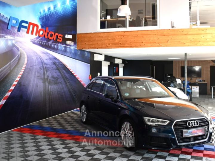Audi A3 Sportback S-Line Ambition Luxe 35 TDI 150 S-Tronic GPS Virtual Attelage Car Play Pré Sense ACC Induction JA 18 - 9