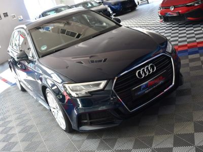 Audi A3 Sportback S-Line Ambition Luxe 35 TDI 150 S-Tronic GPS Virtual Attelage Car Play Pré Sense ACC Induction JA 18   - 32
