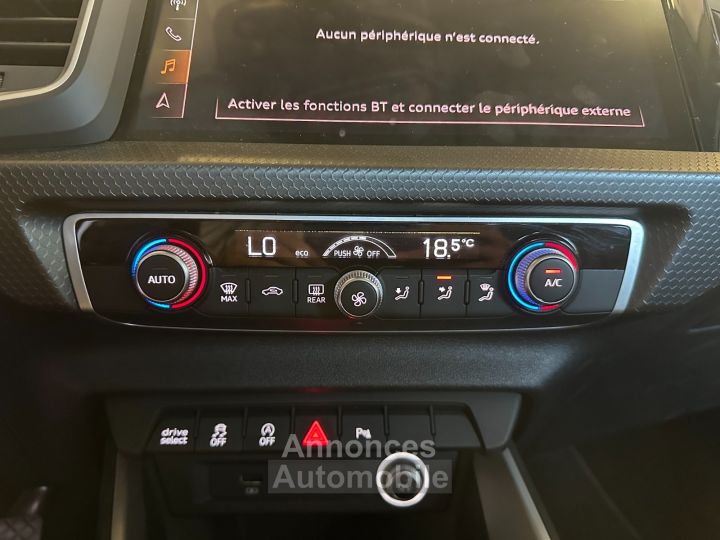 Audi A1 Sportback 30 TFSI 116 ch S-tronic 7 - Finition Design Luxe - Gtie 3 mois - 18