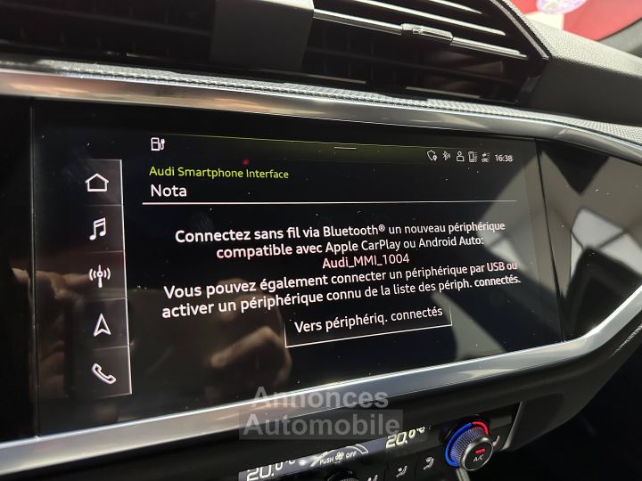 Audi Q3 45 TFSIe 245 ch S tronic 6 S line - 36