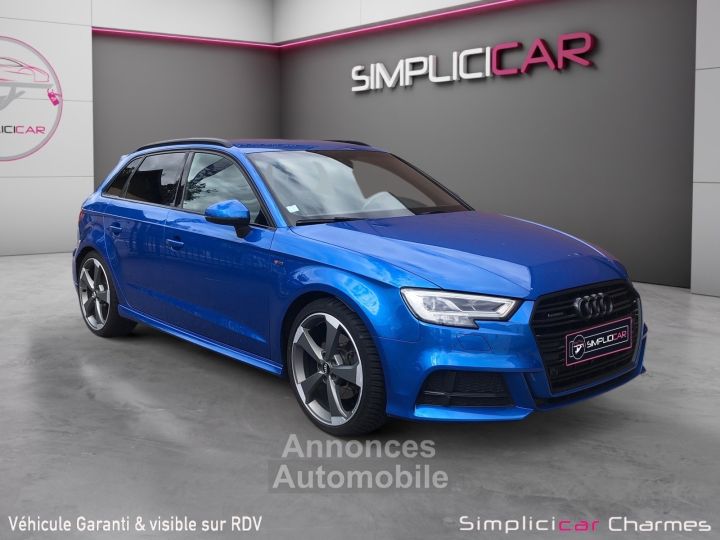 Audi A3 Sportback 20 TFSI 190 S tronic 7 Quattro S Line ATTELAGE ETAT NICKEL ENTRETIEN FULL GARANTIE 12 MOIS - 1