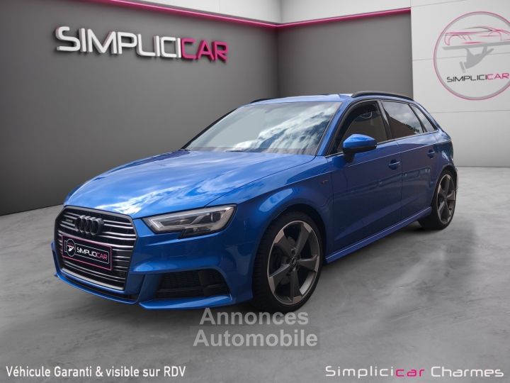 Audi A3 Sportback 20 TFSI 190 S tronic 7 Quattro S Line ATTELAGE ETAT NICKEL ENTRETIEN FULL GARANTIE 12 MOIS - 3