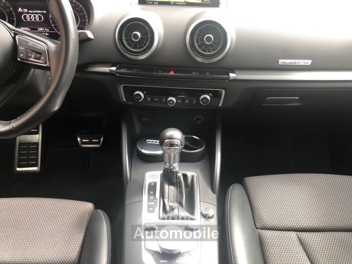 Audi A3 Sportback 20 TFSI 190 S tronic 7 Quattro S Line ATTELAGE ETAT NICKEL ENTRETIEN FULL GARANTIE 12 MOIS - 10
