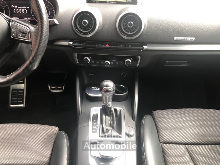 Audi A3 Sportback 20 TFSI 190 S tronic 7 Quattro S Line ATTELAGE ETAT NICKEL ENTRETIEN FULL GARANTIE 12 MOIS - 19