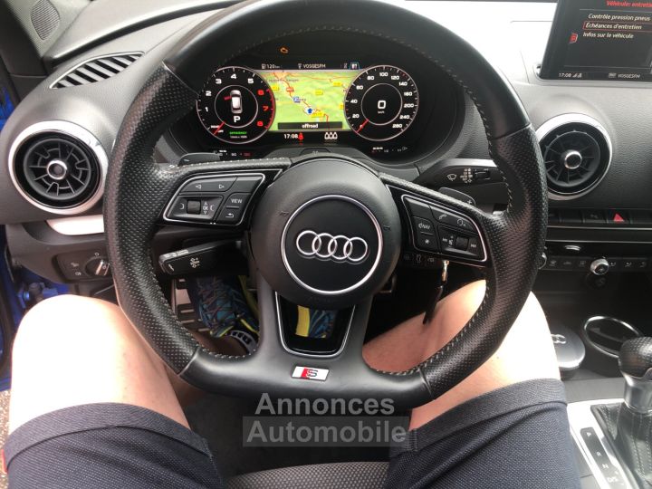 Audi A3 Sportback 20 TFSI 190 S tronic 7 Quattro S Line ATTELAGE ETAT NICKEL ENTRETIEN FULL GARANTIE 12 MOIS - 21