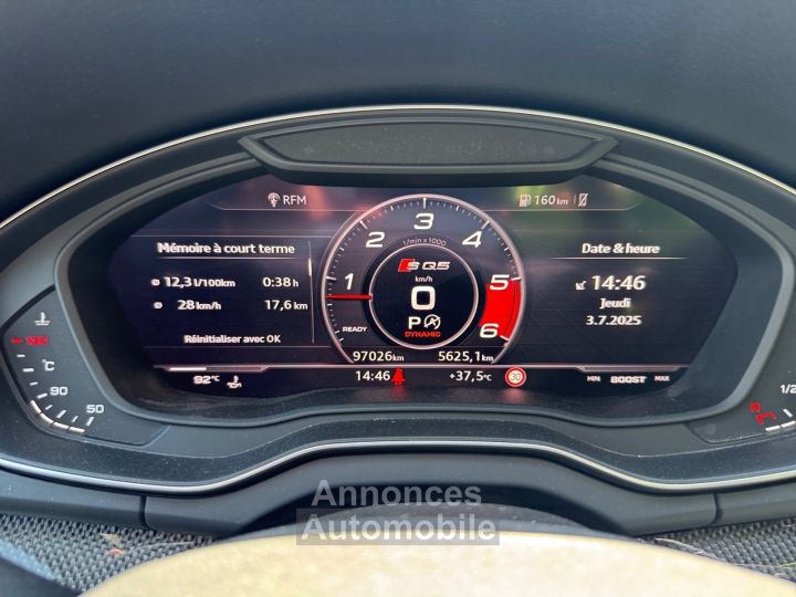 Audi SQ5 30 V6 TDI 347 Tiptronic 8 Quattro TOIT OUVRANT / JANTE 21 / FULL CUIR - 15