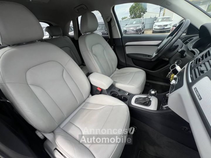 Audi Q3 20 TDI 177 Ambition Luxe quattro S tronic 7 GPS Cuir Entretien a jour - 11