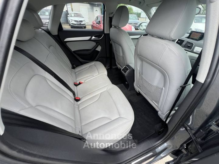 Audi Q3 20 TDI 177 Ambition Luxe quattro S tronic 7 GPS Cuir Entretien a jour - 16