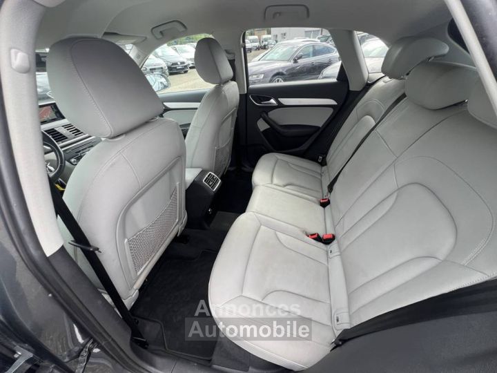 Audi Q3 20 TDI 177 Ambition Luxe quattro S tronic 7 GPS Cuir Entretien a jour - 21