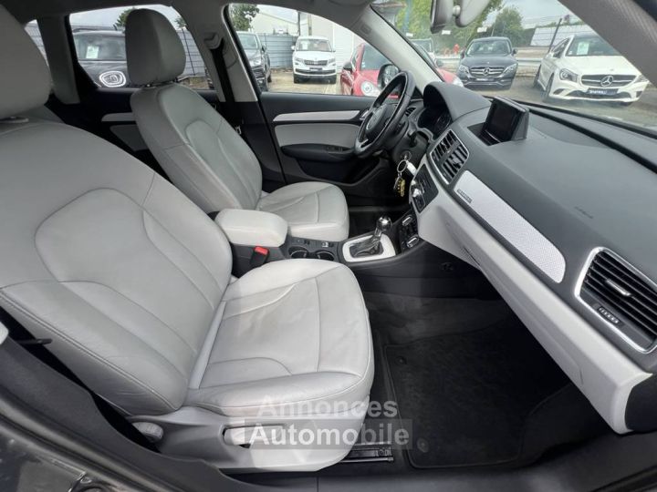 Audi Q3 20 TDI 177 Ambition Luxe quattro S tronic 7 GPS Cuir Entretien a jour - 22