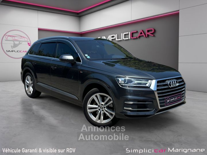 Audi Q7 30 V6 TDI Clean Diesel 218 Tiptronic 8 Quattro 7pl S line *GARANTIE 12 MOIS* - 1