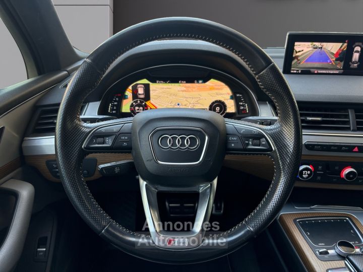 Audi Q7 30 V6 TDI Clean Diesel 218 Tiptronic 8 Quattro 7pl S line *GARANTIE 12 MOIS* - 14