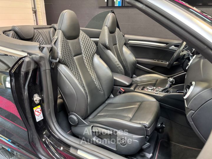 Audi S3 CABRIOLET 20 TFSI 310 S tronic 7 Quattro/Suivi Audi/BangOlufsen/1ère Main - 11