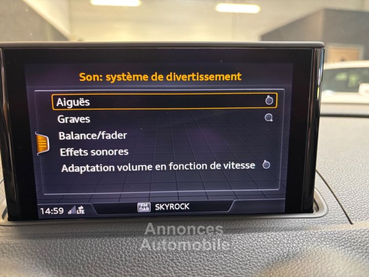 Audi S3 CABRIOLET 20 TFSI 310 S tronic 7 Quattro/Suivi Audi/BangOlufsen/1ère Main - 21