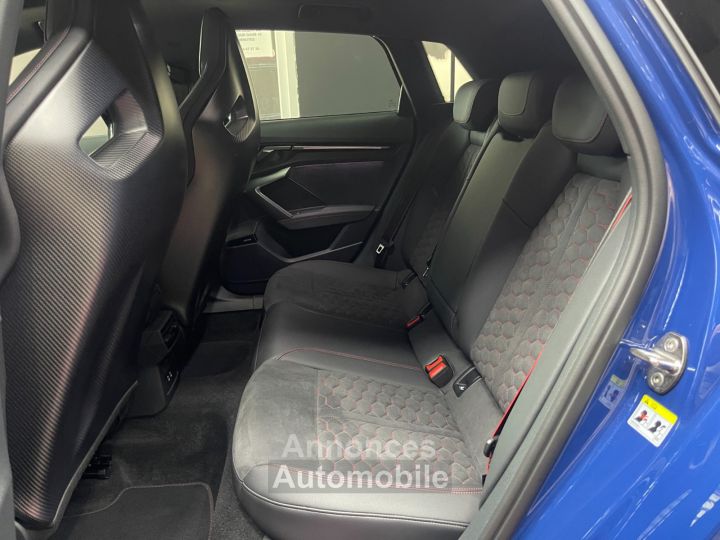 Audi RS3 SPORTBACK 25 TFSI 407 S tronic 7 Quattro Performance / PACK CARBONE / FULL OPTIONS / PAS DE MALUS - 13
