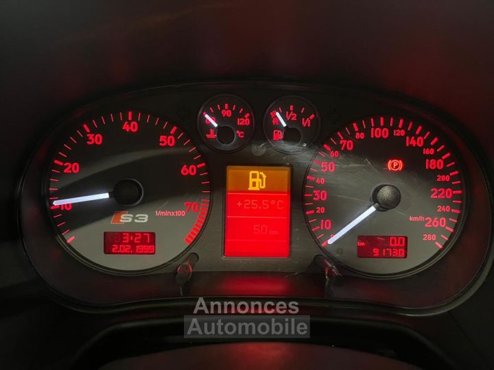 Audi S3 EVO Quattro 18 turbo 210ch - Origine FR - 89000km - Toit ouvrant - Etat exceptionnel - 13
