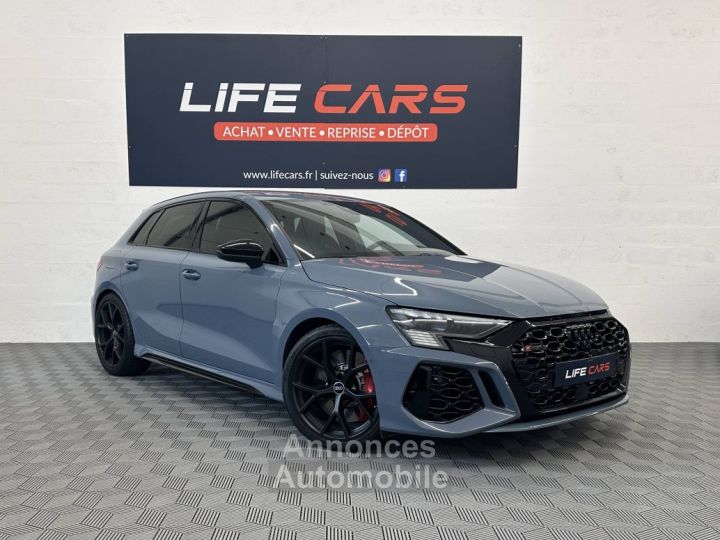 Audi RS3 Sportback IV 25 TFSI 2022 400ch quattro immatriculation Française entretien garantie 2027 - 1