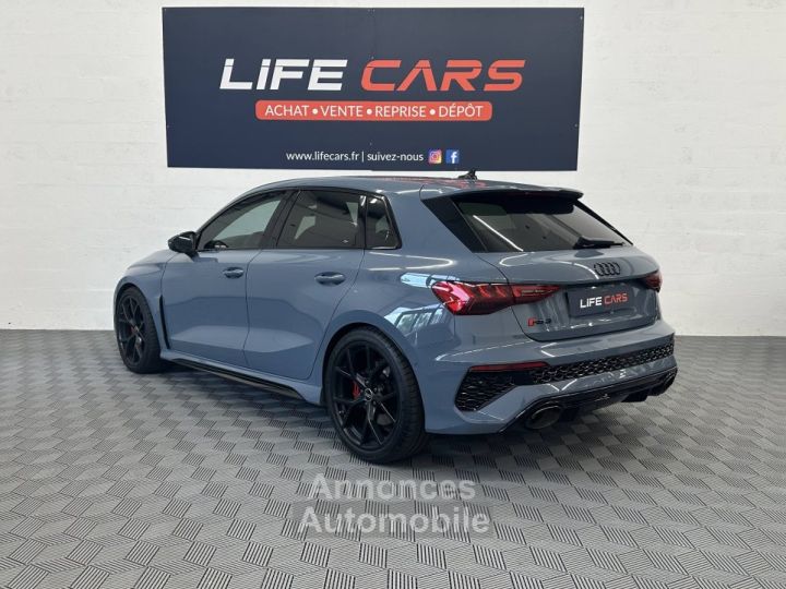 Audi RS3 Sportback IV 25 TFSI 2022 400ch quattro immatriculation Française entretien garantie 2027 - 7
