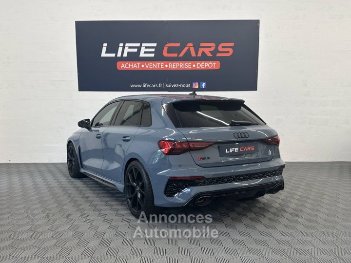 Audi RS3 Sportback IV 25 TFSI 2022 400ch quattro immatriculation Française entretien garantie 2027 - 8