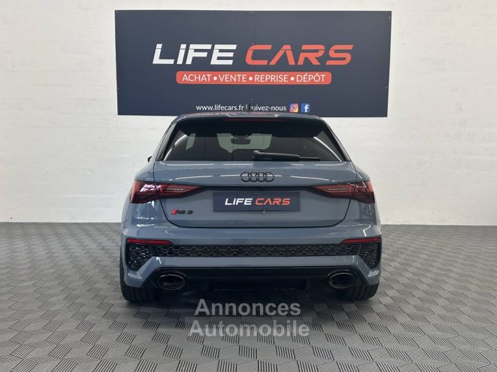 Audi RS3 Sportback IV 25 TFSI 2022 400ch quattro immatriculation Française entretien garantie 2027 - 9
