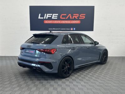 Audi RS3 Sportback IV 25 TFSI 2022 400ch quattro immatriculation Française entretien garantie 2027   - 10