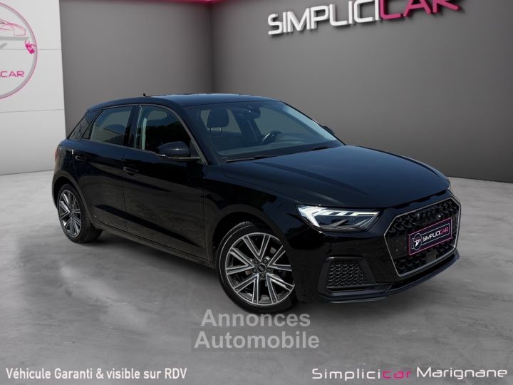 Audi A1 Sportback 30 TFSI 110 ch S tronic 7 Advanced 2 - 1 ERE MAIN - SUIVI - CARPLAY - PACK LEDS INTERIEUR - KEYLESS - GARANTIE - 1
