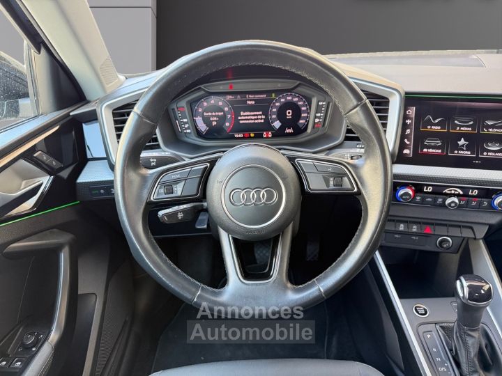 Audi A1 Sportback 30 TFSI 110 ch S tronic 7 Advanced 2 - 1 ERE MAIN - SUIVI - CARPLAY - PACK LEDS INTERIEUR - KEYLESS - GARANTIE - 13
