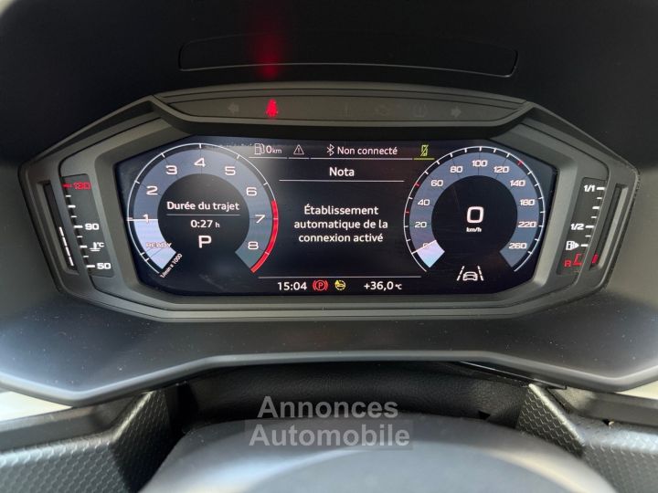 Audi A1 Sportback 30 TFSI 110 ch S tronic 7 Advanced 2 - 1 ERE MAIN - SUIVI - CARPLAY - PACK LEDS INTERIEUR - KEYLESS - GARANTIE - 14