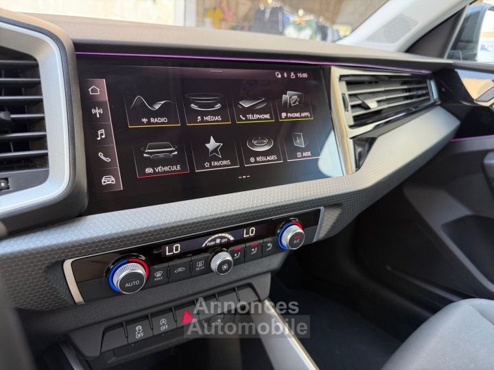 Audi A1 Sportback 30 TFSI 110 ch S tronic 7 Advanced 2 - 1 ERE MAIN - SUIVI - CARPLAY - PACK LEDS INTERIEUR - KEYLESS - GARANTIE - 17