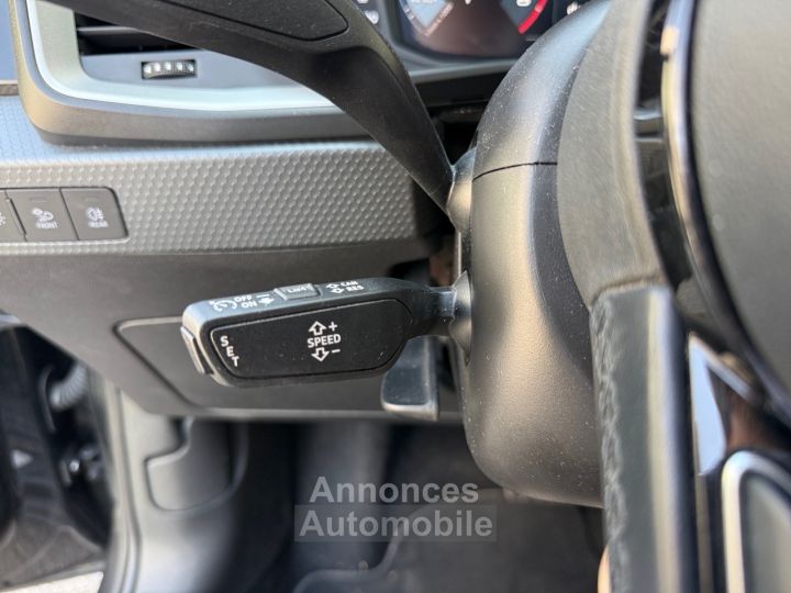 Audi A1 Sportback 30 TFSI 110 ch S tronic 7 Advanced 2 - 1 ERE MAIN - SUIVI - CARPLAY - PACK LEDS INTERIEUR - KEYLESS - GARANTIE - 22