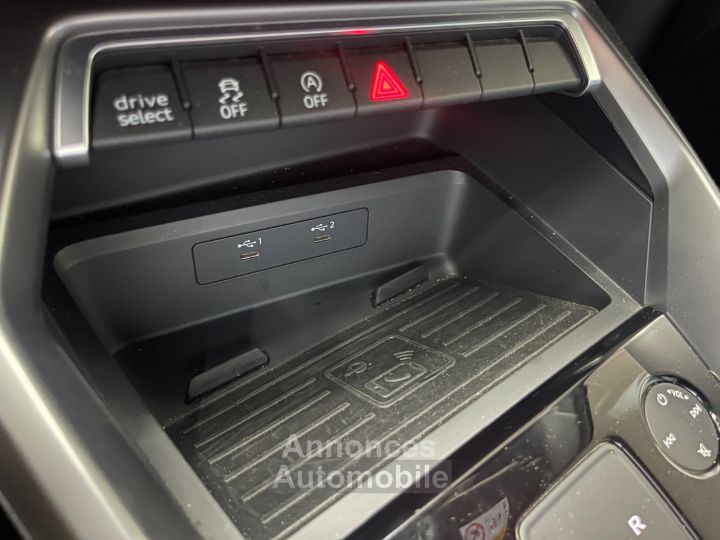 Audi A3 Sportback 35 15 TFSI 16V GPF Mild Hybrid SS 150 cv S LINE / SUIVIE / SIEGES ALCANTARA - 22