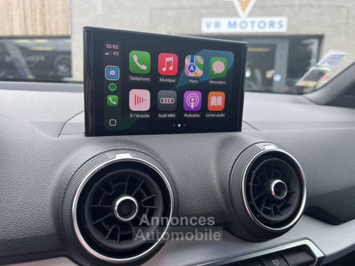 Audi Q2 16 TDI 116ch S line S tronic 7 *Carplay / Caméra de recul / Roue de secours* - 14