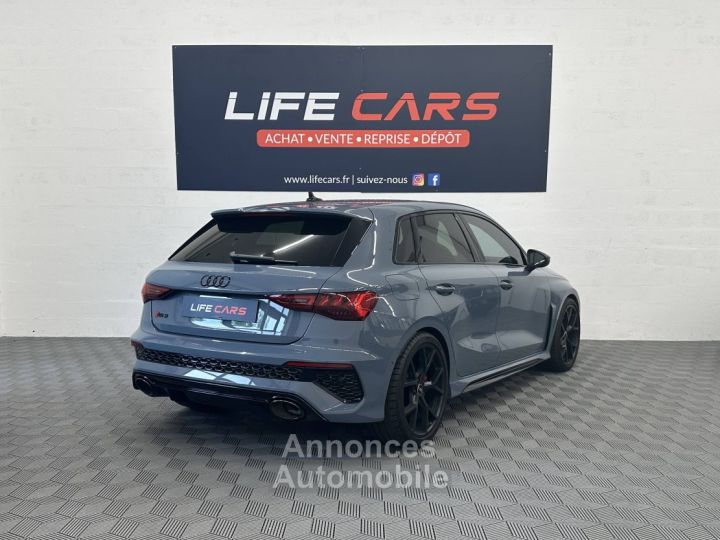 Audi RS3 Sportback IV 25 TFSI 2022 400ch quattro immatriculation Française entretien garantie 2027 - 11