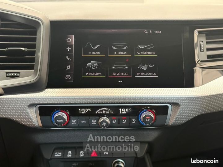 Audi A1 Sportback 30 TFSI S line VIRTUAL COCKPIT tronic APPLE CARPLAY GARANTIE 12 MOIS - 10