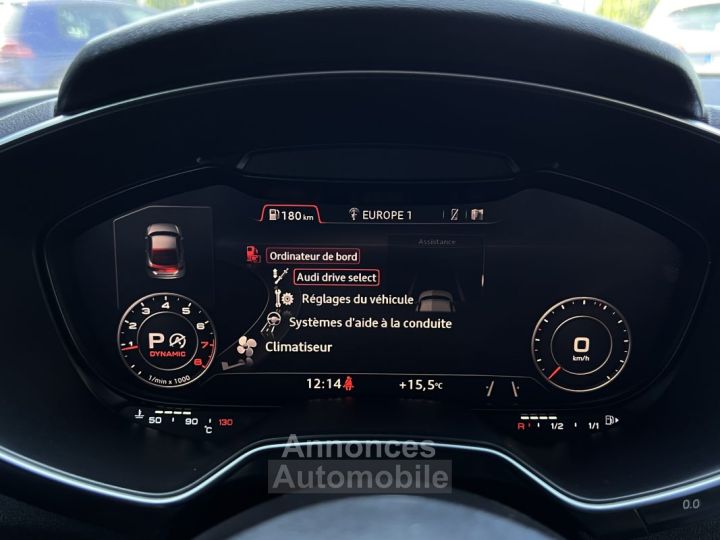 Audi TT III COUPE MK3 S-LINE 20 TFSI 230 BOITE AUTO VIRTUAL COCKPIT INTERIEUR CUIR - GARANTIE 1 AN - 34