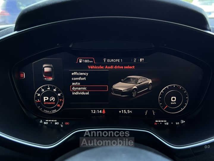 Audi TT III COUPE MK3 S-LINE 20 TFSI 230 BOITE AUTO VIRTUAL COCKPIT INTERIEUR CUIR - GARANTIE 1 AN - 36