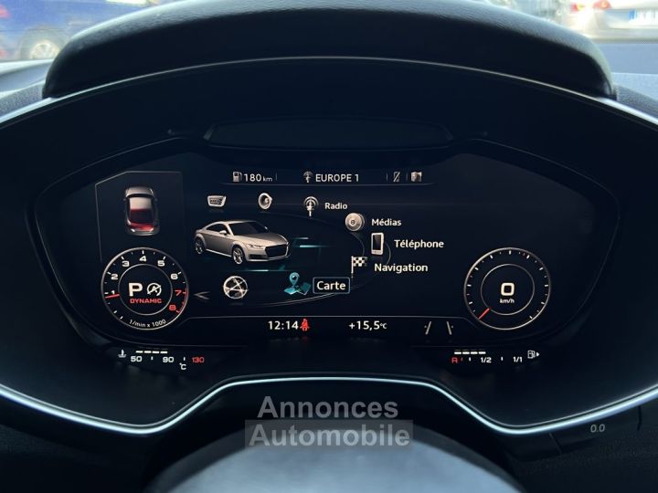 Audi TT III COUPE MK3 S-LINE 20 TFSI 230 BOITE AUTO VIRTUAL COCKPIT INTERIEUR CUIR - GARANTIE 1 AN - 38