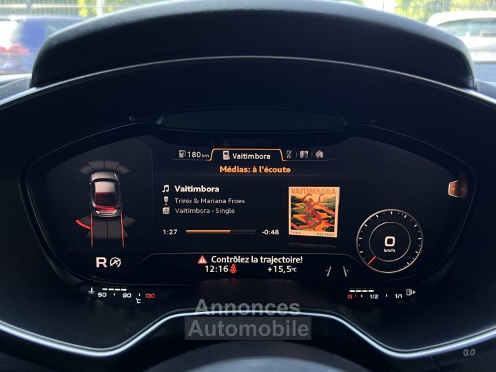 Audi TT III COUPE MK3 S-LINE 20 TFSI 230 BOITE AUTO VIRTUAL COCKPIT INTERIEUR CUIR - GARANTIE 1 AN - 39