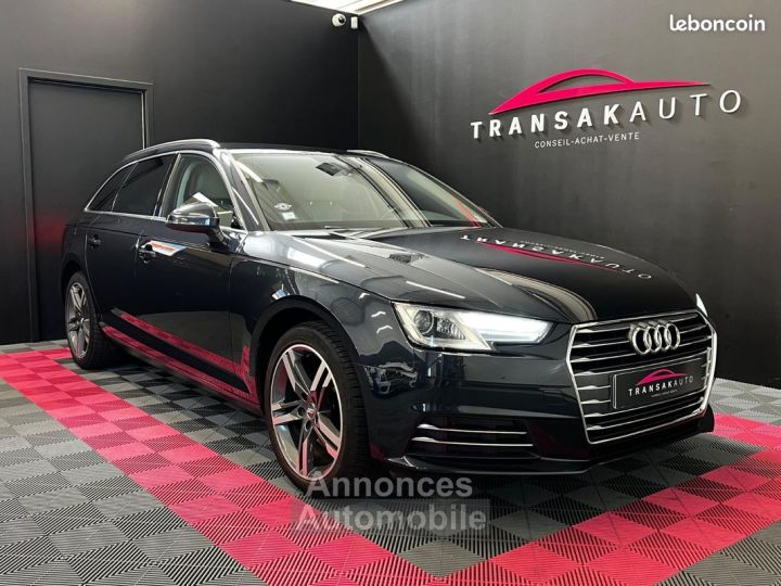 Audi A4 Avant 20 TDI ULTRA SPORT 136cv PACK ROUES ETE EN PLUS NOIR BLEUTE - 6