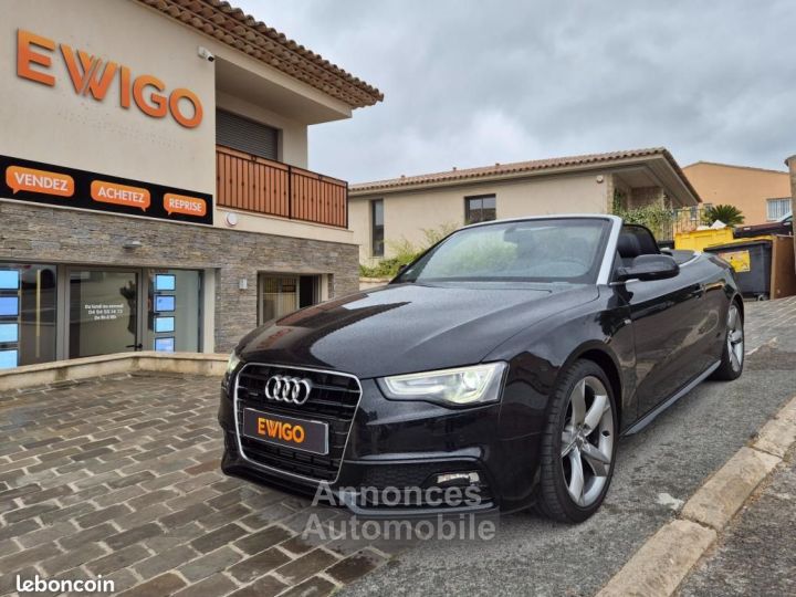 Audi A5 Cabriolet 20 TFSI 225CH S-LINE PLUS QUATTRO S-TRONIC SUIVI COMPLET FACTURES CAMERA 19 GPS - 1