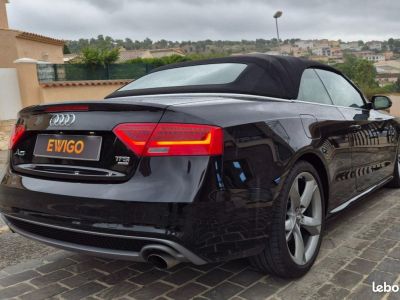 Audi A5 Cabriolet 20 TFSI 225CH S-LINE PLUS QUATTRO S-TRONIC SUIVI COMPLET FACTURES CAMERA 19 GPS   - 2