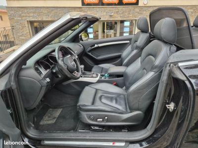 Audi A5 Cabriolet 20 TFSI 225CH S-LINE PLUS QUATTRO S-TRONIC SUIVI COMPLET FACTURES CAMERA 19 GPS   - 4