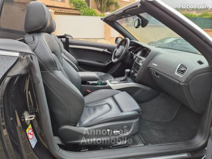 Audi A5 Cabriolet 20 TFSI 225CH S-LINE PLUS QUATTRO S-TRONIC SUIVI COMPLET FACTURES CAMERA 19 GPS - 5